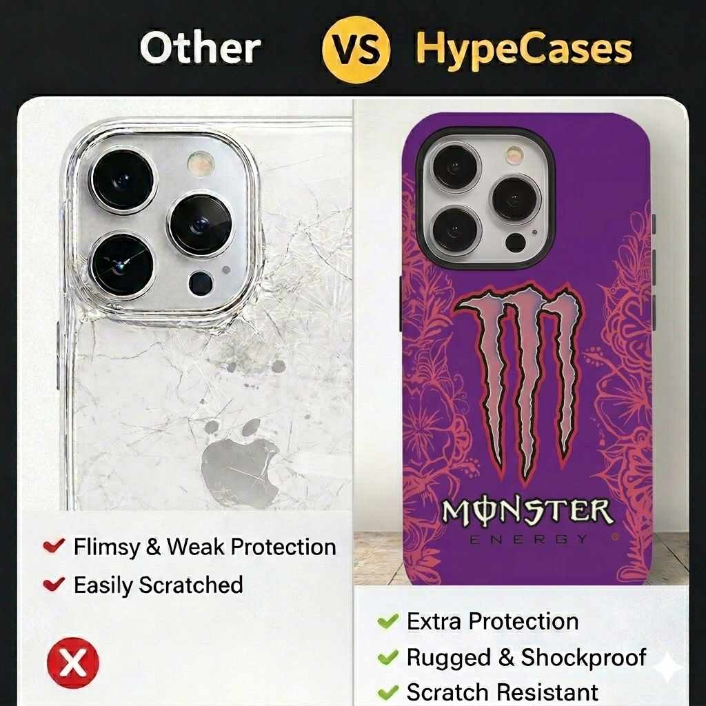 Violet & Floral Monster Case