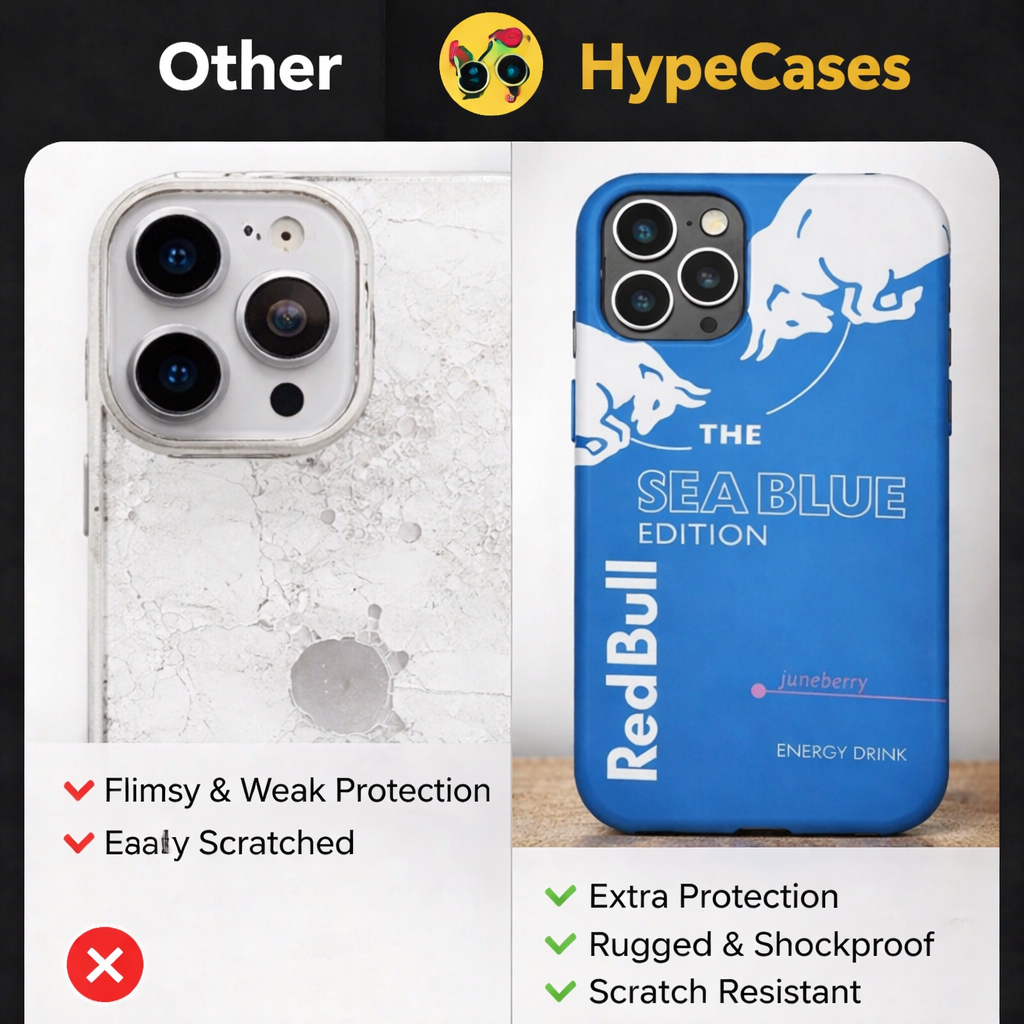 Sea Blue Edition Red Bull Case