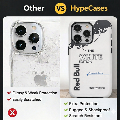 White Edition Red Bull Case