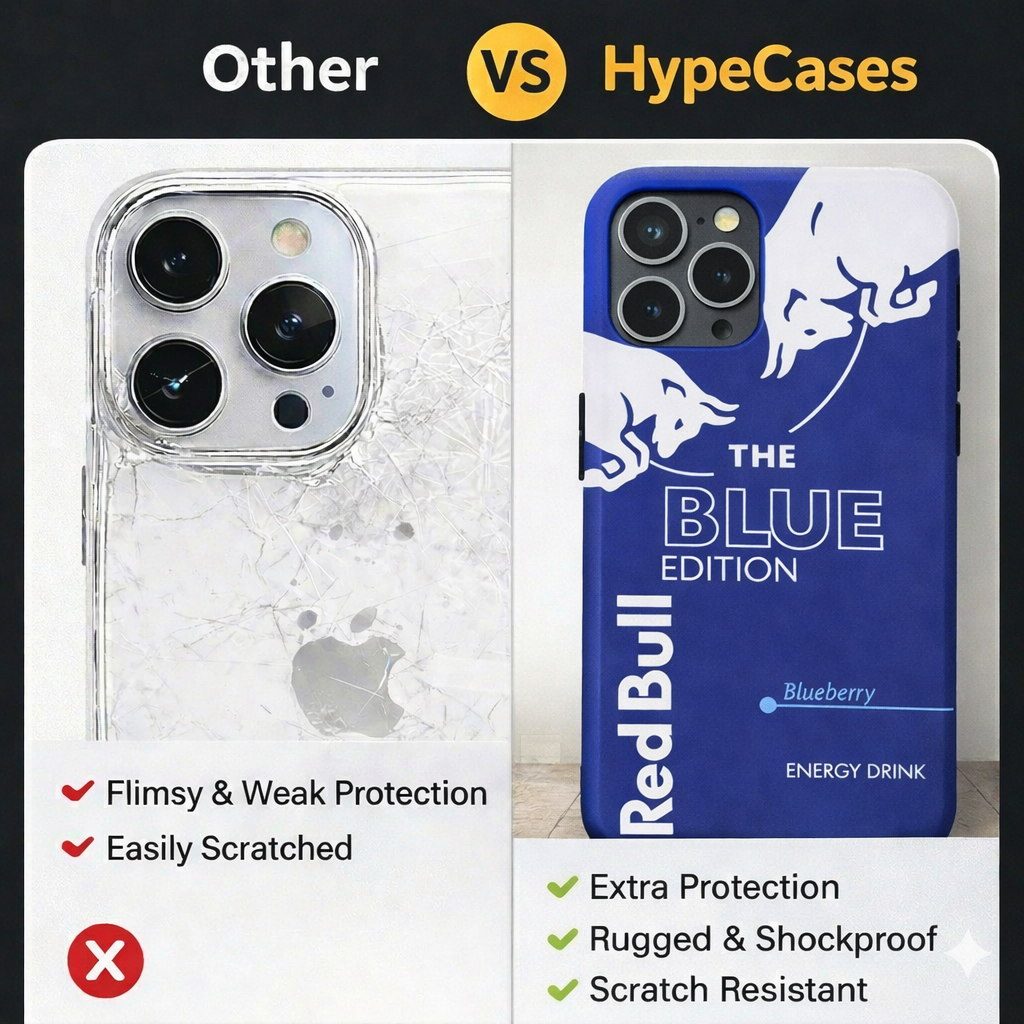 Blueberry Edition Red Bull Case