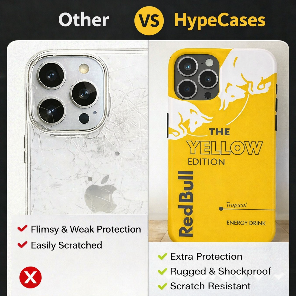 Yellow Edition Red Bull Case