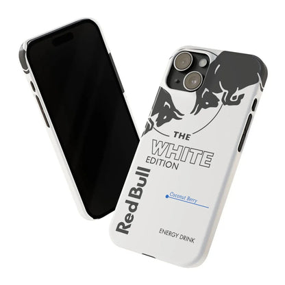Phone case with Red Bull branding on a white background