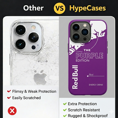 Purple Edition Red Bull Case